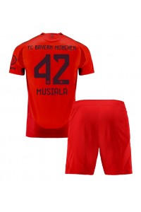 Bayern Munich Jamal Musiala #42 Babytruitje Thuis tenue Kind 2024-25 Korte Mouw (+ Korte broeken)